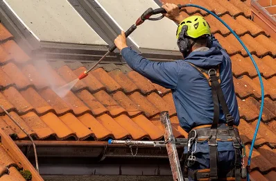 Démoussage et hydrofuge de toiture à Roche-Guyon